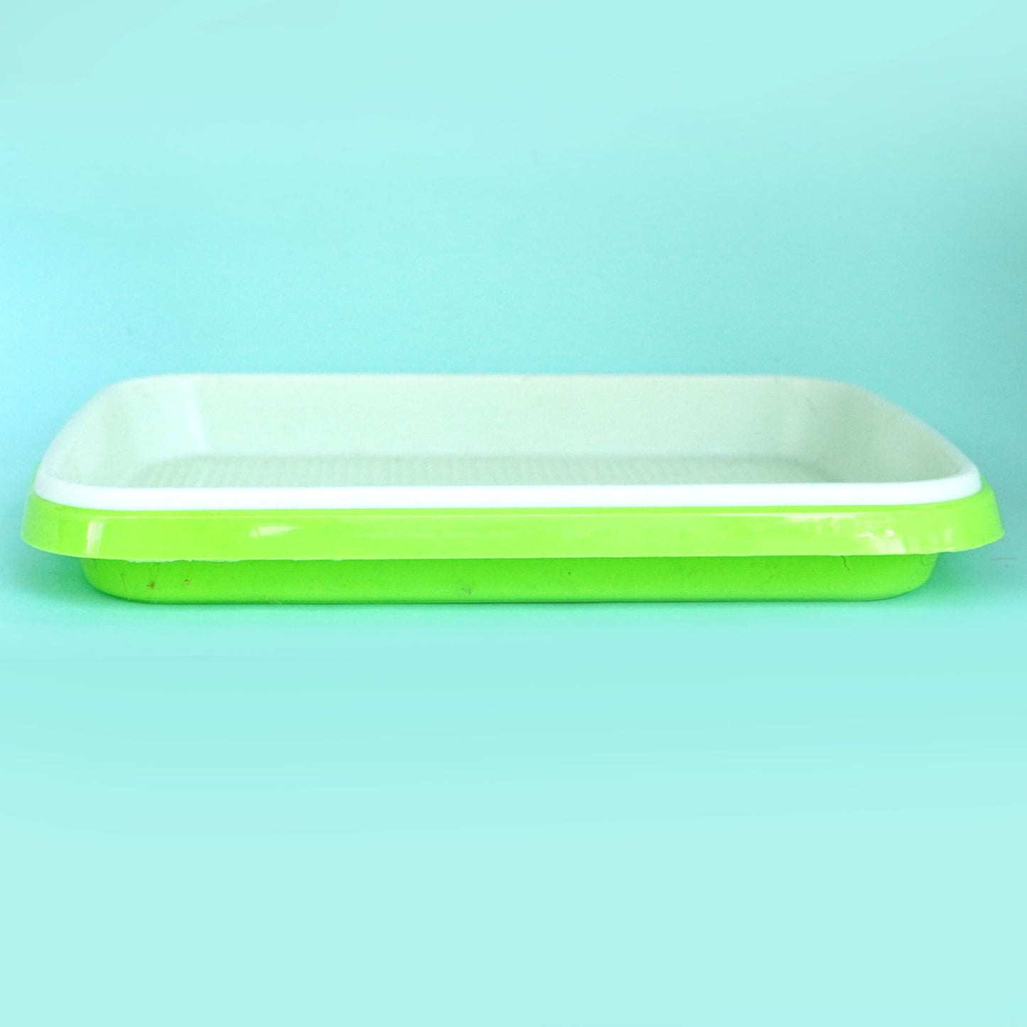 Microgreens Seed Sprouter Tray (Pack of 1 Set) | Microgreen Growing Tray | Hydroponic Seed Germination Plastic Tray with Holes