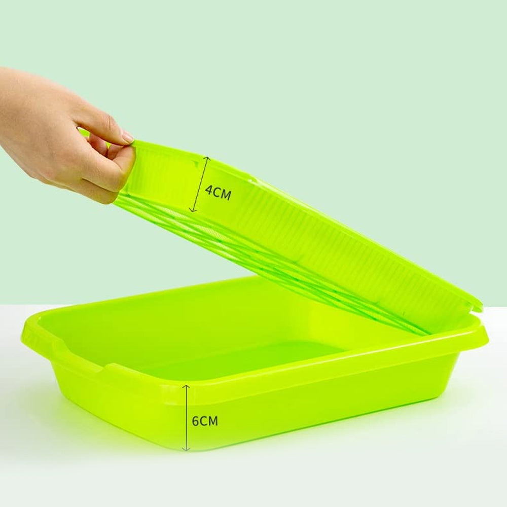 NEW! Microgreens Seed Sprouter Tray (Pack of 1 Set) | Microgreen Growing Tray | Hydroponic Seed Germination Plastic Tray with Holes