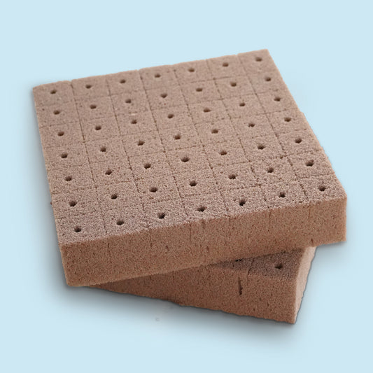 Oasis Sponge Cubes - 98 Cubes (Small Size) – 25x25x35 mm Each, Seed Germination Phenolic Foam for soilless/hydroponic Farming