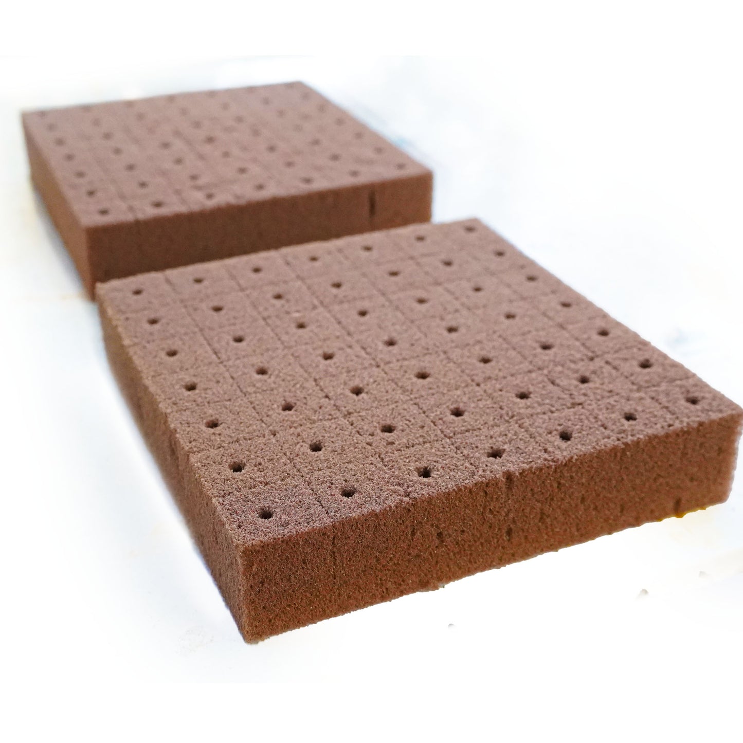 Oasis Sponge Cubes - 98 Cubes (Small Size) – 25x25x35 mm Each, Seed Germination Phenolic Foam for soilless/hydroponic Farming