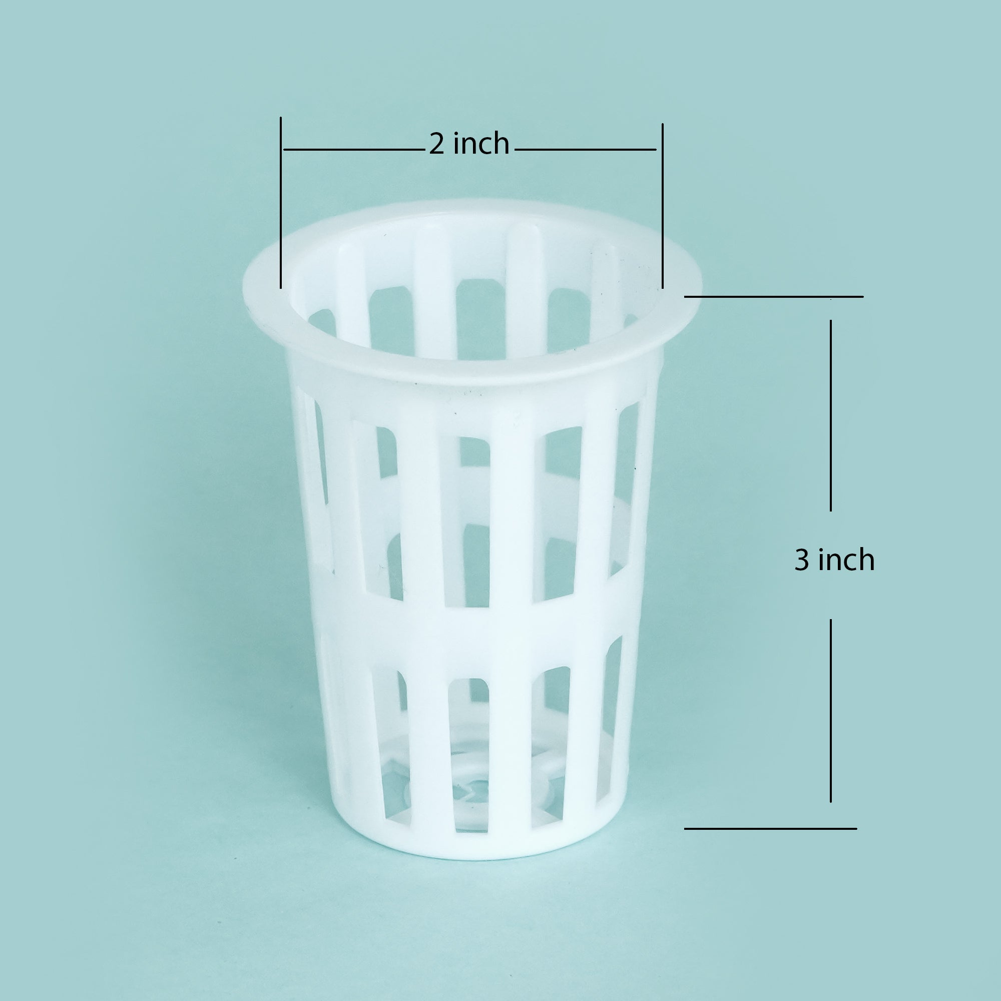 Premium White 2x3 Inch NET POTS (Pack of 100) – FreshLeaves Agro Solutions