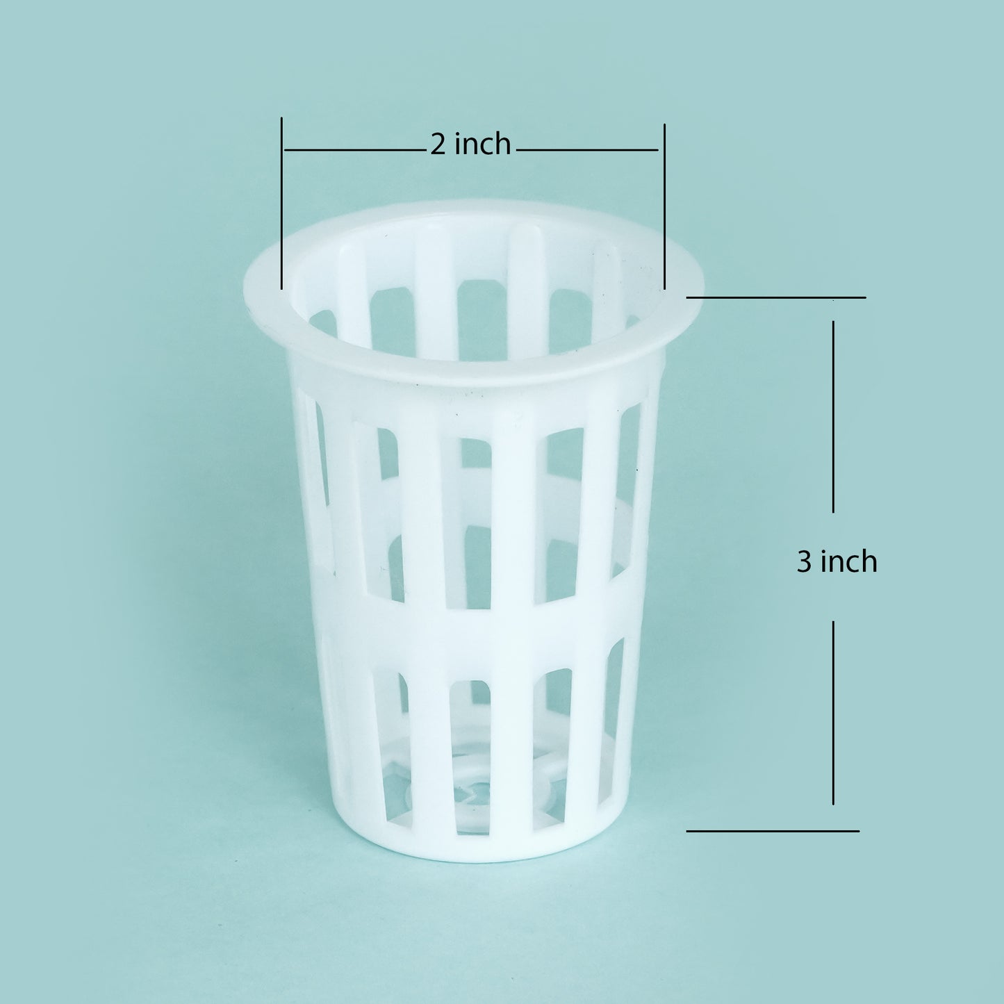 Premium White 2x3 Inch NET POTS (Pack of 100)
