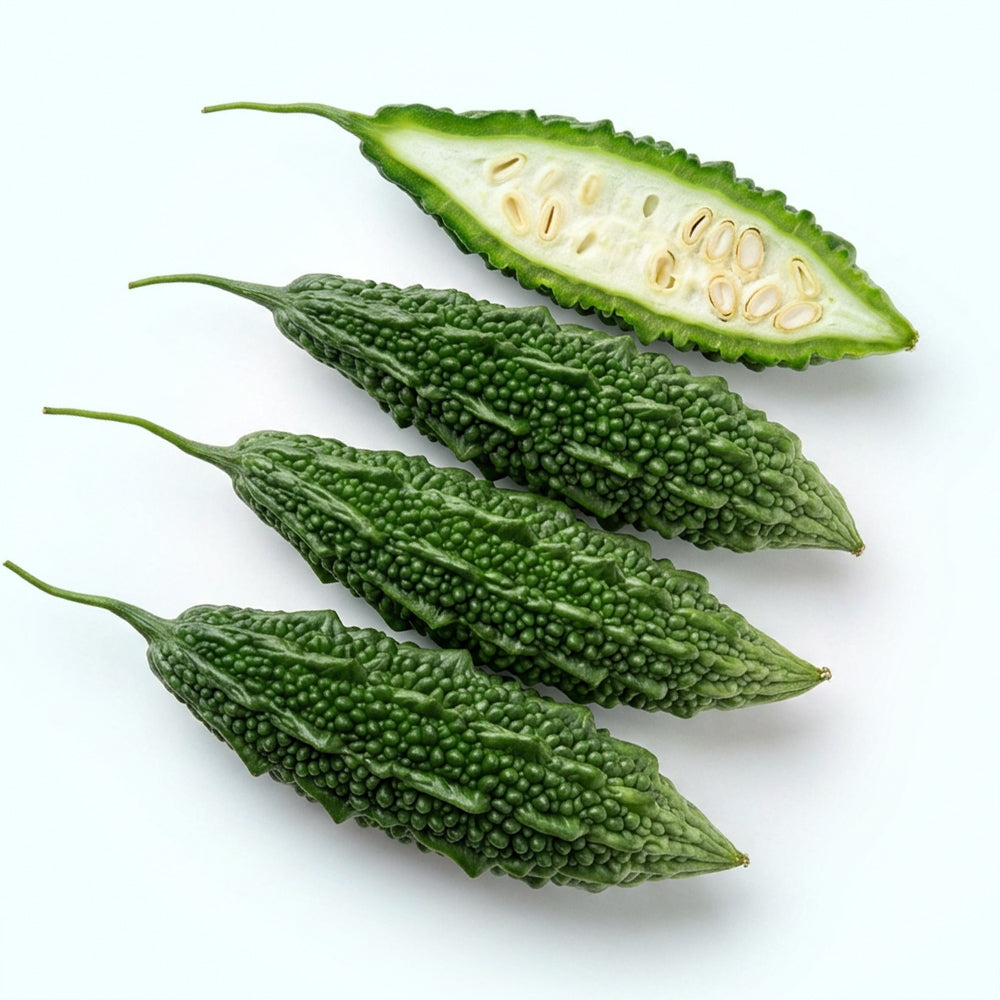 Dark green Bitter Gourd  – 10 Seeds